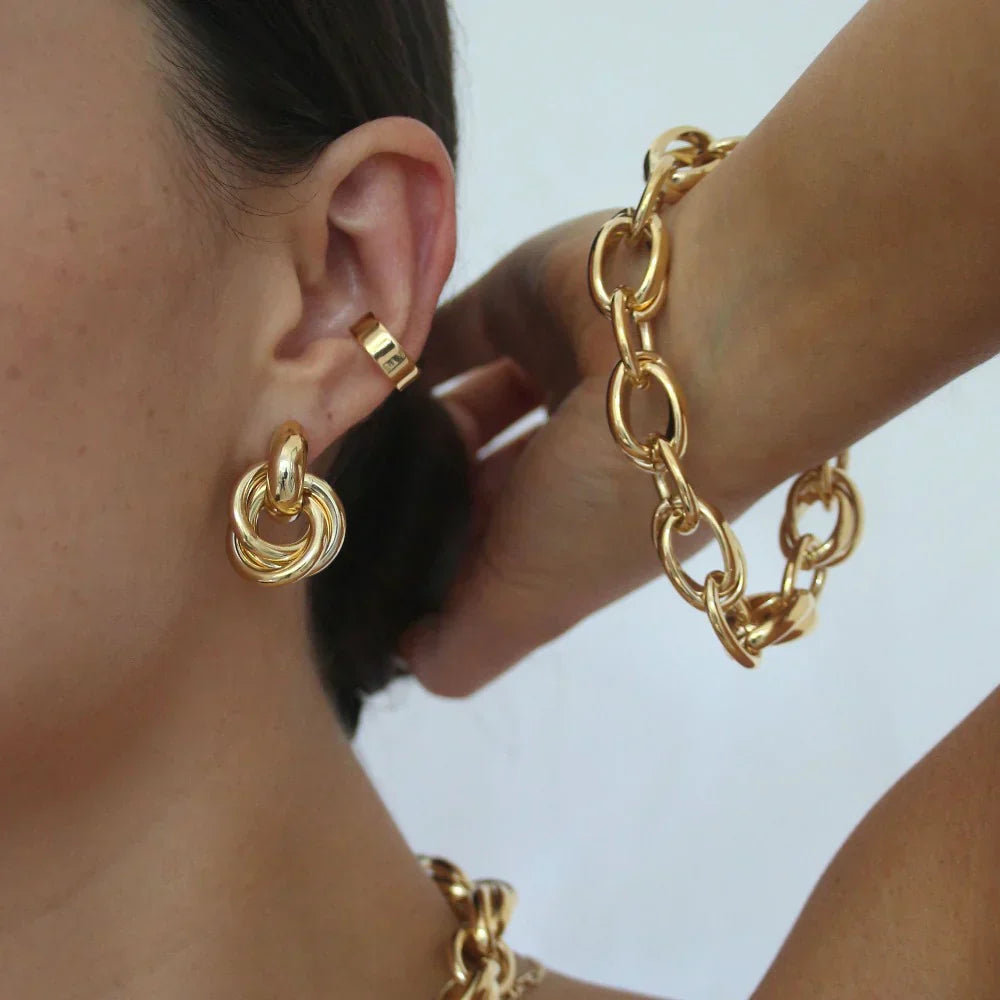 Intertwined Statement Earrings