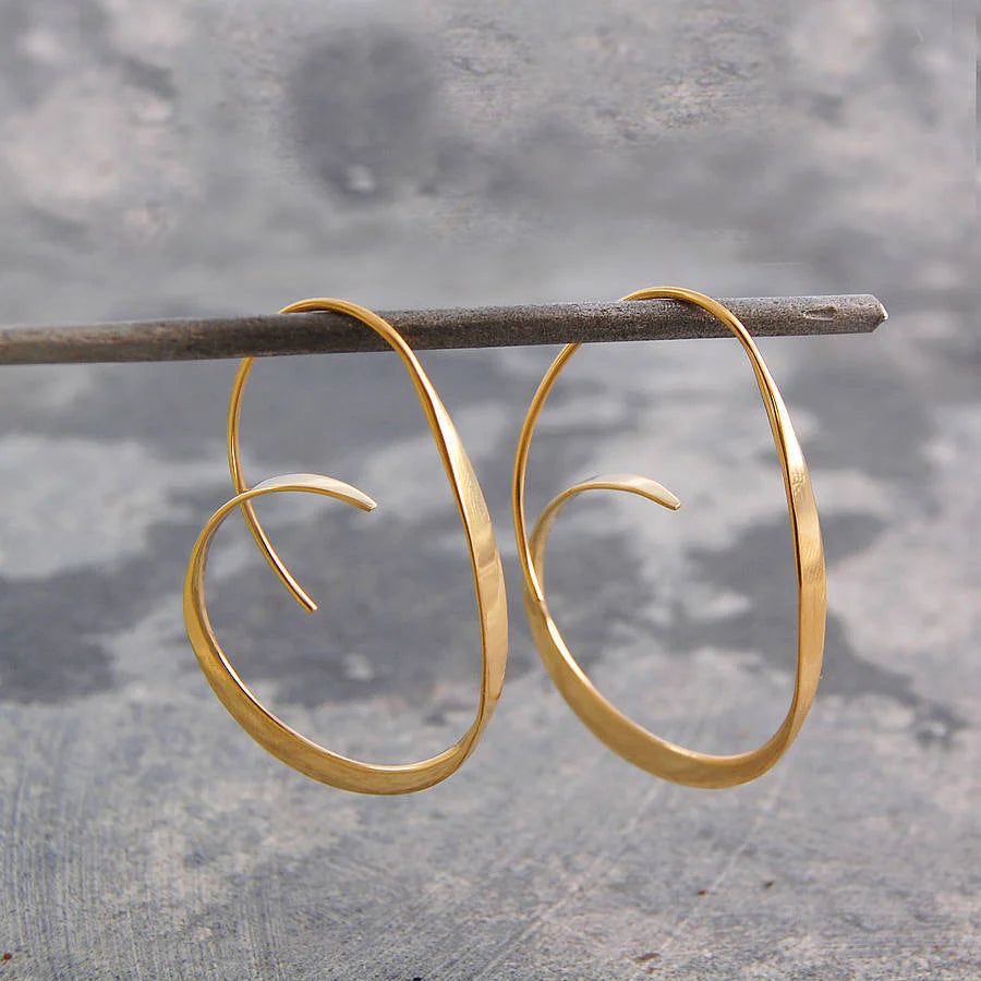 Spiral-shaped earrings