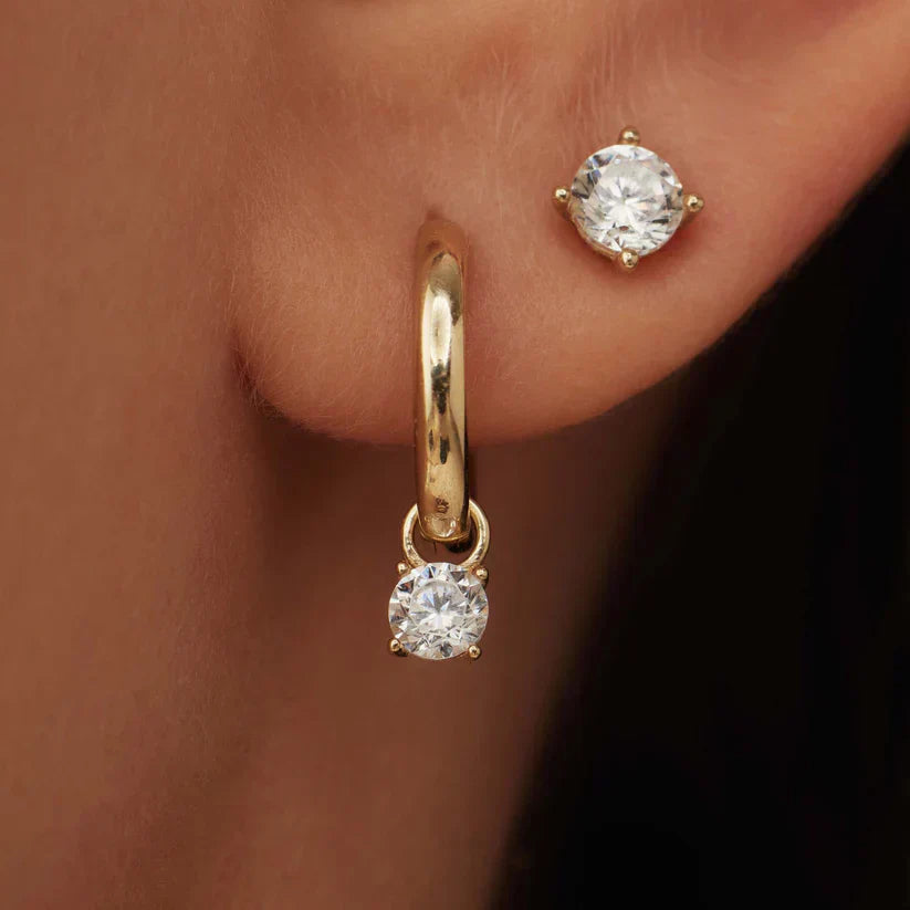 Larmes de Lune Earring Set with Stone