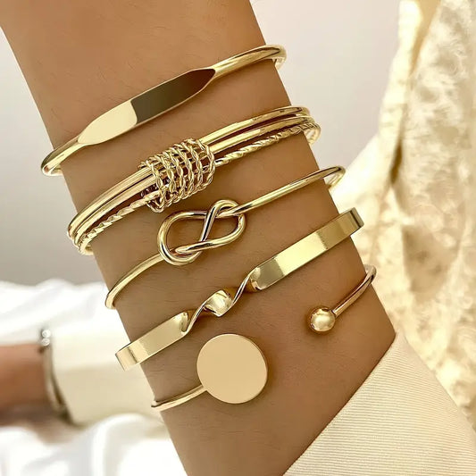 Elegant braided bracelet set