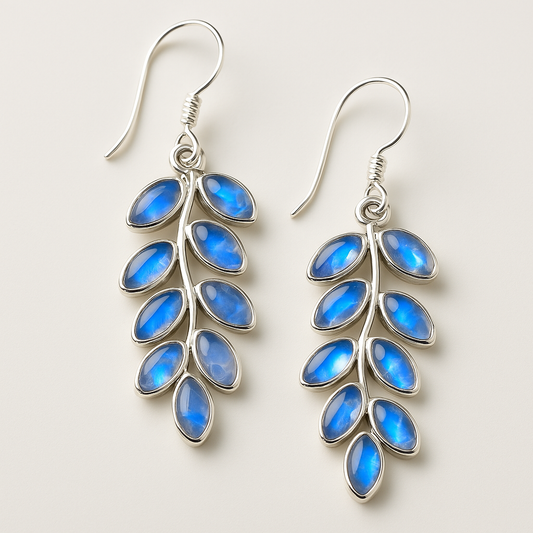 Moonstone earrings