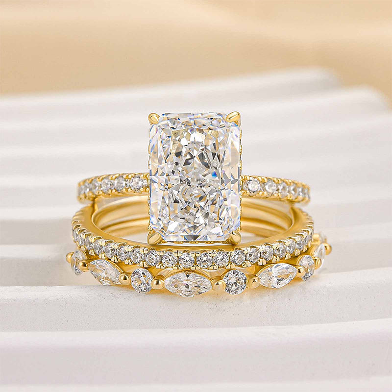 Set of 3 Jaily wedding rings