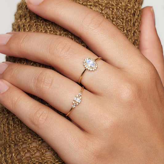 Moonstone Muse Ring