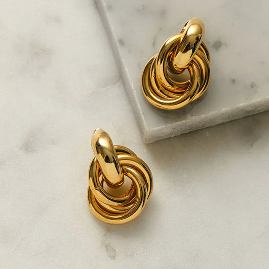 Intertwined Statement Earrings