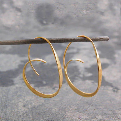 Spiral-shaped earrings