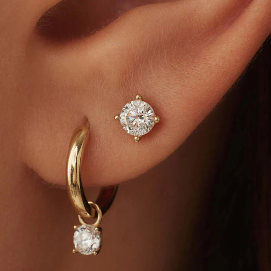 Lunar Tears Stone Drop Earrings