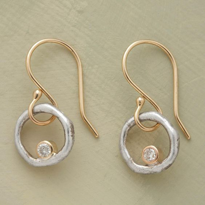 Vintage Zircon Earrings